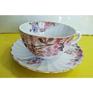 Vintage Spode  Copeland Wide Mouth Cup & saucer set "Chelsea Garden"